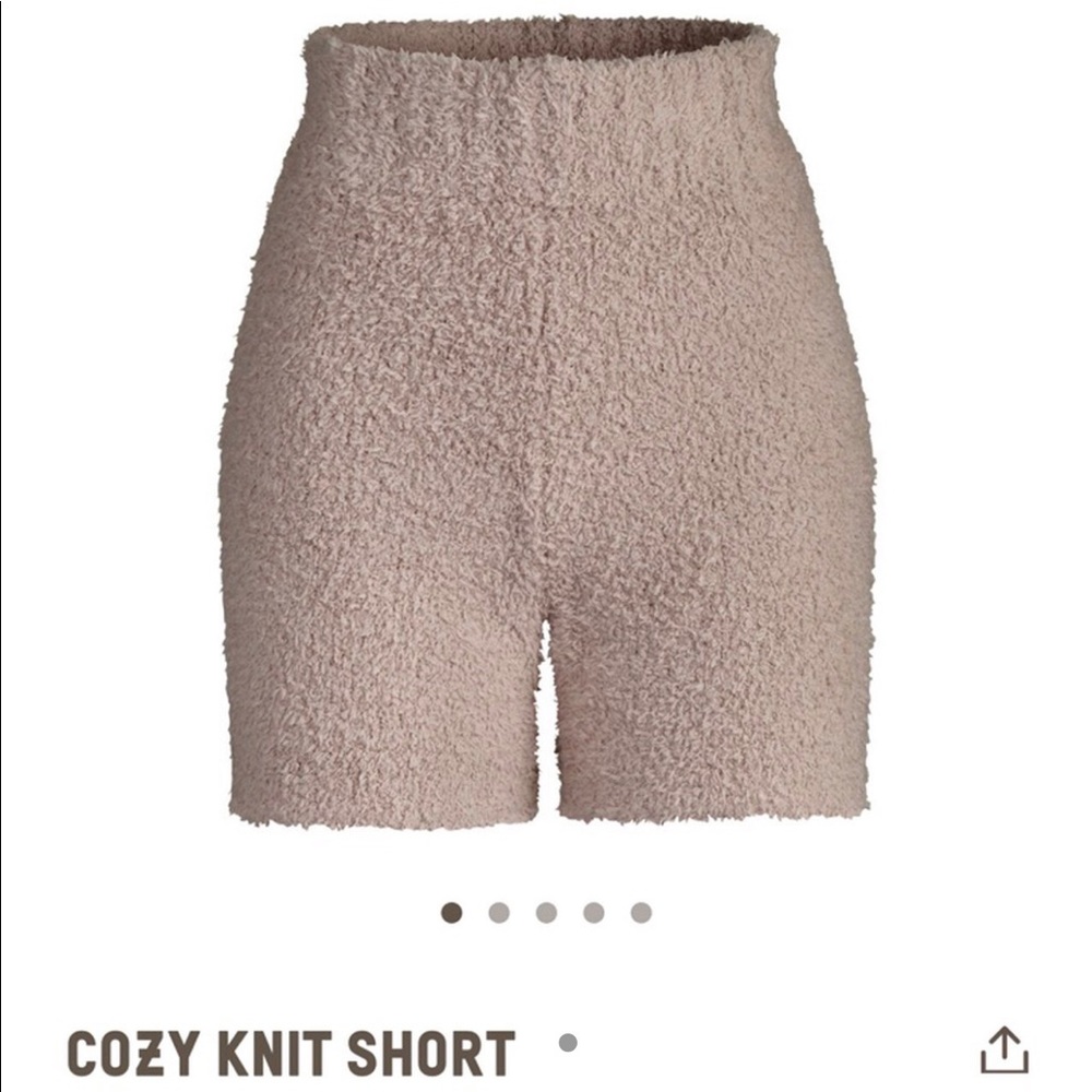 skims cozy knit short